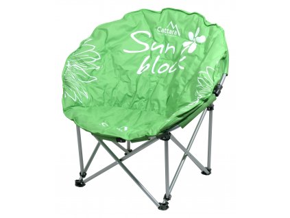 11211 kempingove kreslo cattara flowers zelena skladacia