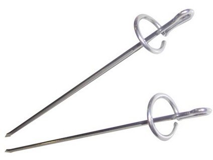 17331 spizova ihla 23 cm nerez 2ks