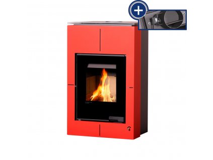 20220 6 kachle s vymennikom aquaflam vario saporo 11 7kw eervena elektronicka regulacia