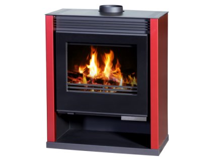 Krbové kachle RUBIN Lux červená