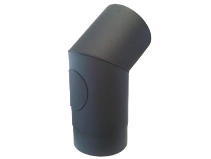 98400 koleno kourove s otv 130 mm 45st t 1 5 mm cer