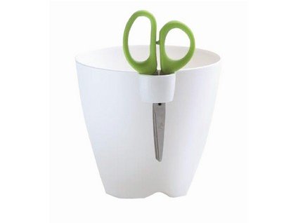 2877 kvetinac na bylinky limes uno 15 cm biely