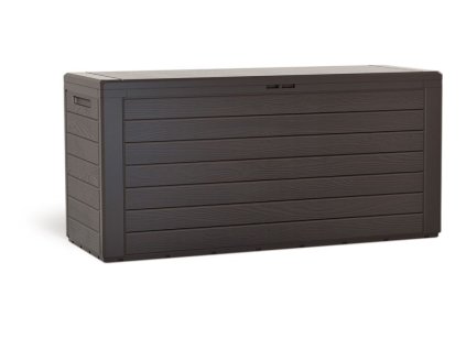 3463118 3 3463118 zahradni box woodebox 280 l tmave hneda 116 cm