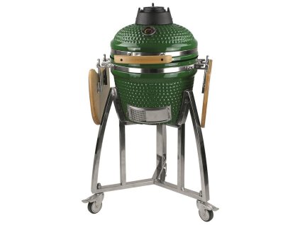 Gril Strend Pro Kamado Egg 16", priemer 33,50 cm, gril výška 73 cm, zelený, 40x57x97,50 cm