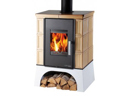 Krbové kachle s výmenníkom EBOLI AL II, kachličky tabak, ochladzovacia slučka