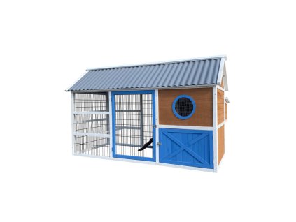 3514026 dreveny kurnik bora bora 2000 x 800 x 1200 mm