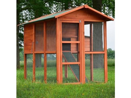 3514074 dreveny kurnik brusel deluxe model 2022 1900x780x1480 mm