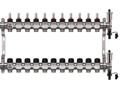 39236 podlahovy rozdelovac wigell 11 okruhov nerez automaticke odvzdusnovanie