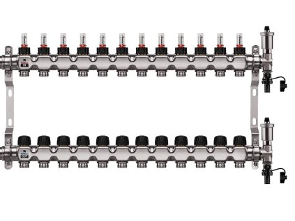 39242 podlahovy rozdelovac wigell 12 okruhov nerez automaticke odvzdusnovanie