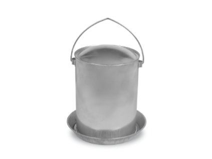 3544333 napajeci kbelik pro drubez kovovy 15 litru gaun 12053