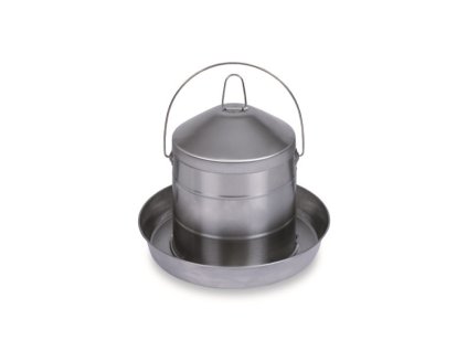3544354 napajeci kbelik pro drubez kovovy 8 litru gaun 12028
