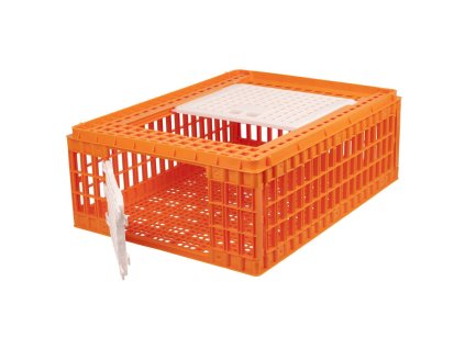 3544570 prepravni box na drubez 2 dvirka 77 x 58 x 28 cm