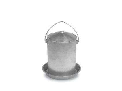 3544411 napajeci kbelik pro drubez kovovy 7 litru gaun 12052