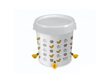 Napájací vedro s mištičkami, 32 litrov - GAUN 12195