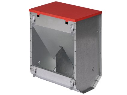 Závesné kŕmidlo pre králiky, hydina CF 021.21 - kapacita 2,3 kg, 2 oddiely