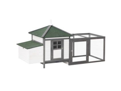 3545023 dreveny kurnik dubai maxi grey 1960x760x970 mm