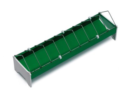 Žľabové kŕmidlo pre sliepky plastové CF033.10P - 13x50cm