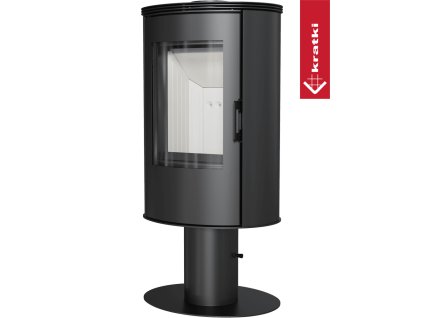 41790 krbove kachle kratki koza ab s ocelovou hornou doskou a nohou cierna