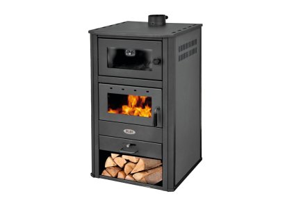 Krbové kachle BLIST BRM s rúrou, šedá