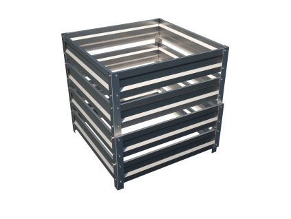 Záhradný kompostér LEGI 1 × 1 m, pozink