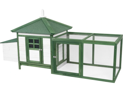 dreveny kurnik dubai maxi green 1960x760x970 mm