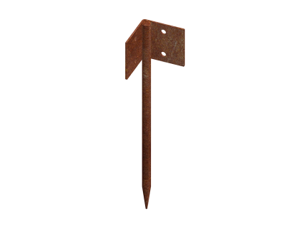 Corgarden URBIS SPOJKA ROHOVÁ pro zahradní obrubníky 1033 25 x 10 cm Corten
