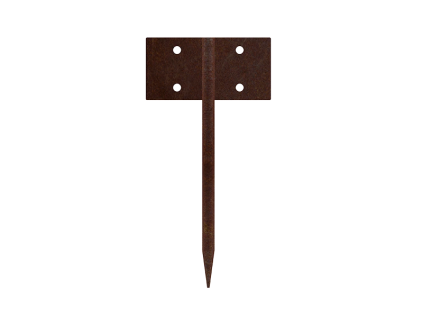 Corgarden URBIS SPOJKA ROVNÁ pro zahradní obrubníky 1032 25 x 10 cm Corten