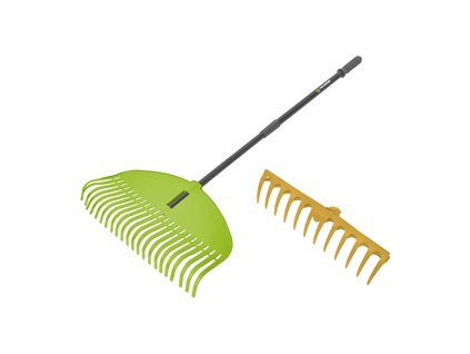 Sada FIELDMANN 2x hrable + násada FIELDMANN FZNR 1102