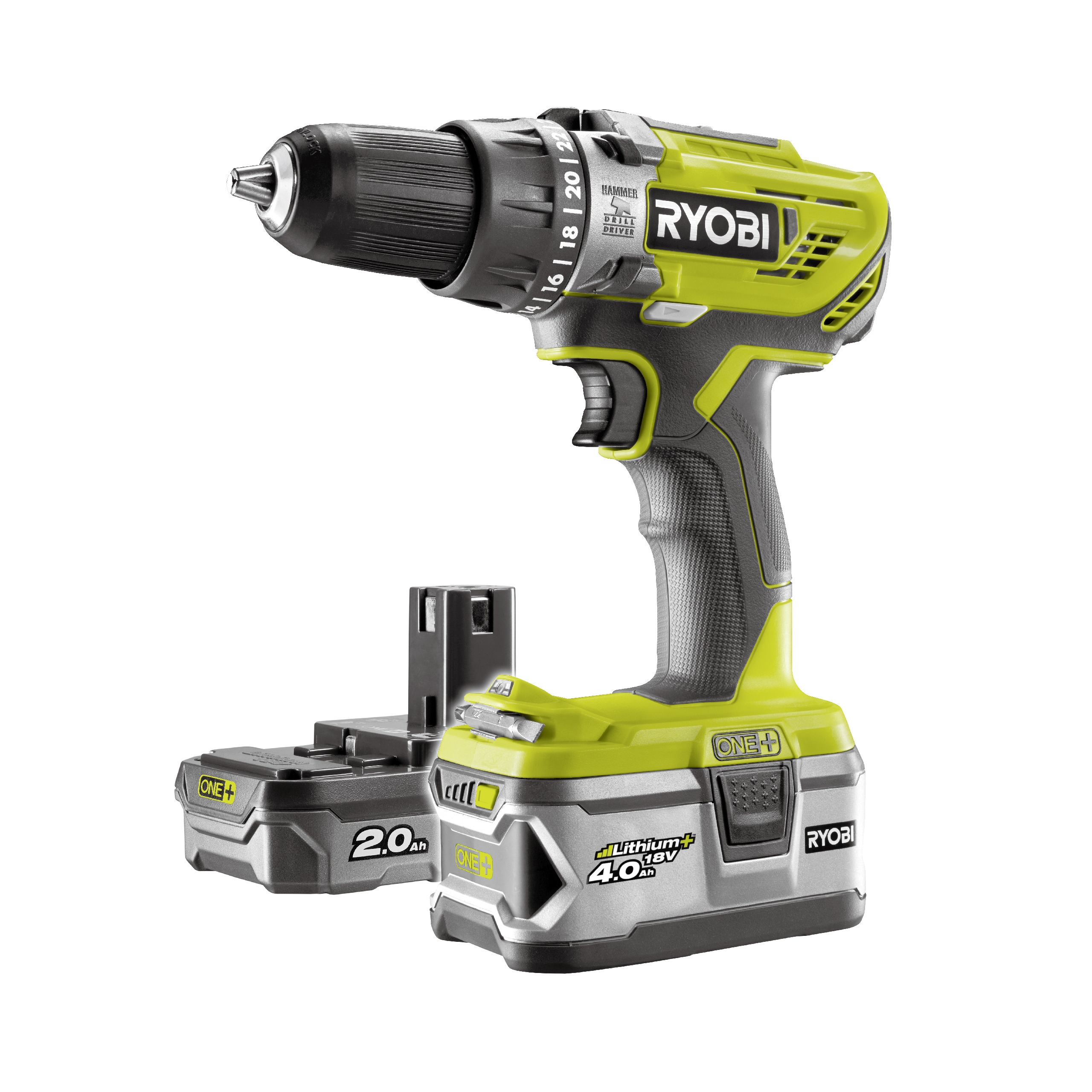 E-shop AKU príklepová vŕtačka RYOBI R18PD3-242S RY5133003820