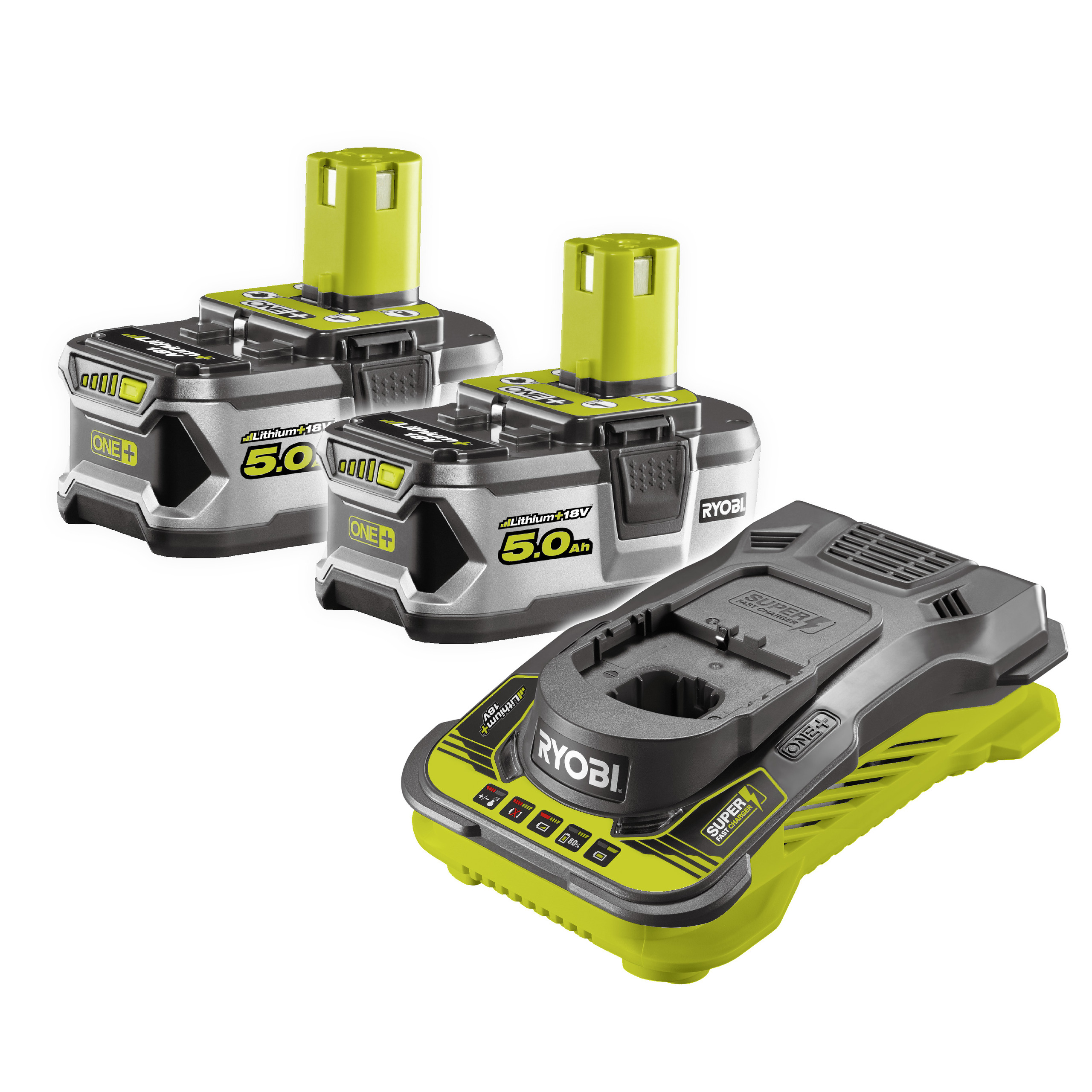 E-shop 18V One Plus ™ 1x 9,0 Ah Lithium + HIGH ENERGY akumulátor a nabíjačka RYOBI RC18150-250 RY5133004422