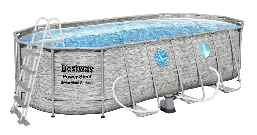 E-shop Bazén BESTWAY Power Steel Rattan Swim Vista 5,49 x 2,74 x 1,22 m - 56716 TP56716