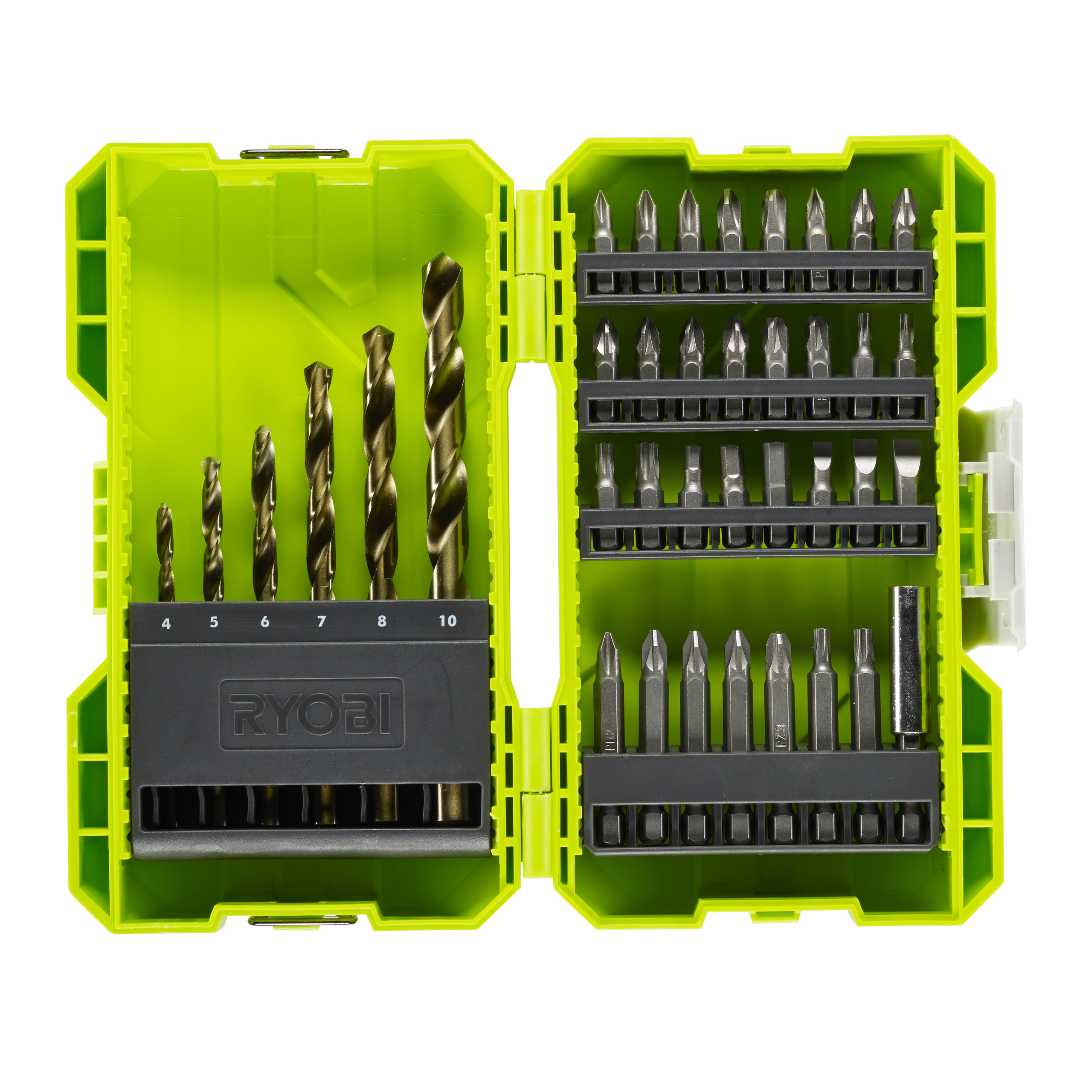 E-shop Sada vŕtacích a skrutkovacích bitov RYOBI RAK38SDD RY5132003303