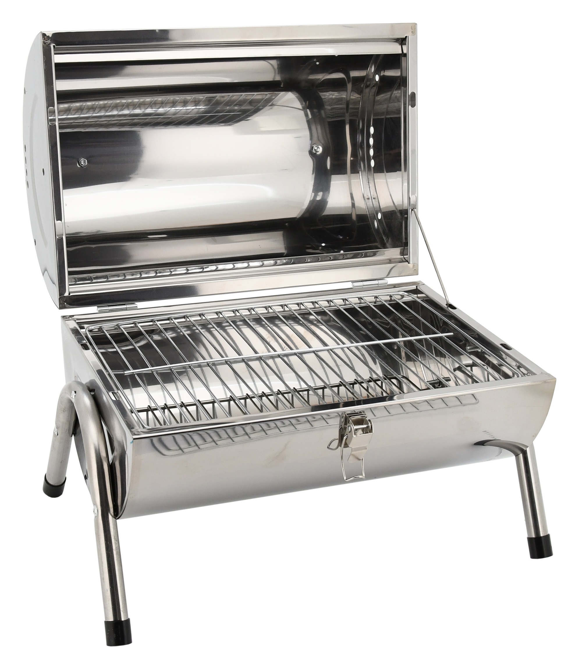 E-shop Gril na drevené uhlie DOUBLE 2x 38cm cestovný CT13034