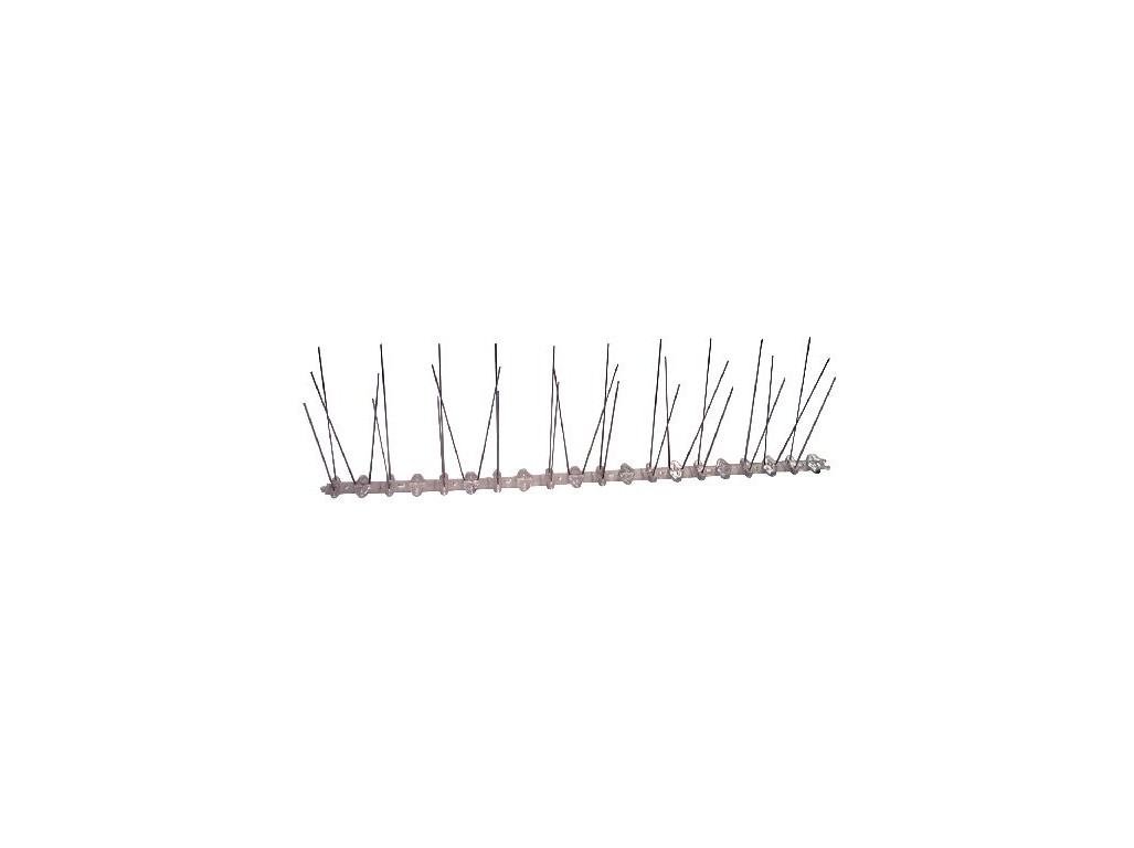 Hroty proti holubom 50 x 10 cm, 30 hrotov, plast/nerez MA745301