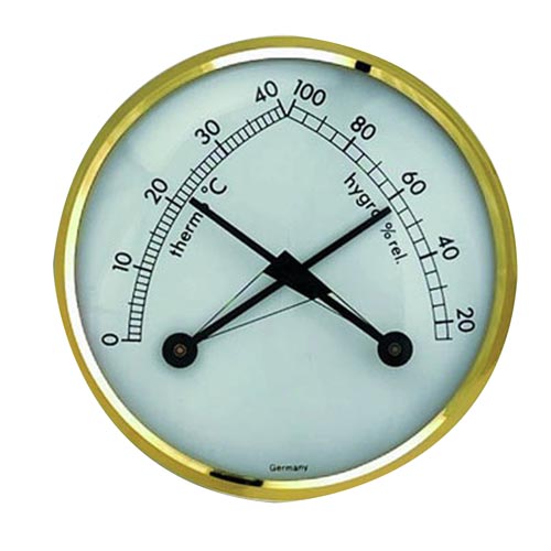 E-shop Teplomer s vlhkomerom (kombinácia) priemer 7 cm kovový MA347278
