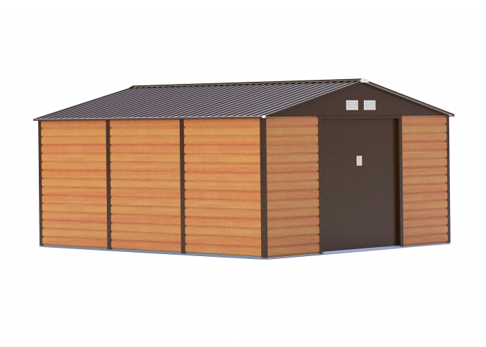 E-shop Záhradný domček GAH 1300 - 340 x 382 cm, hnedý PE63900584
