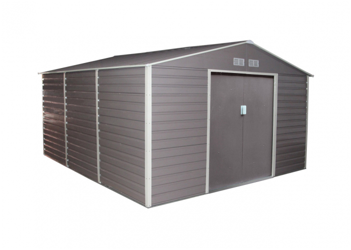 E-shop Záhradný domček G21 GAH 1300 - 340 X 382 cm, sivý PE63900581