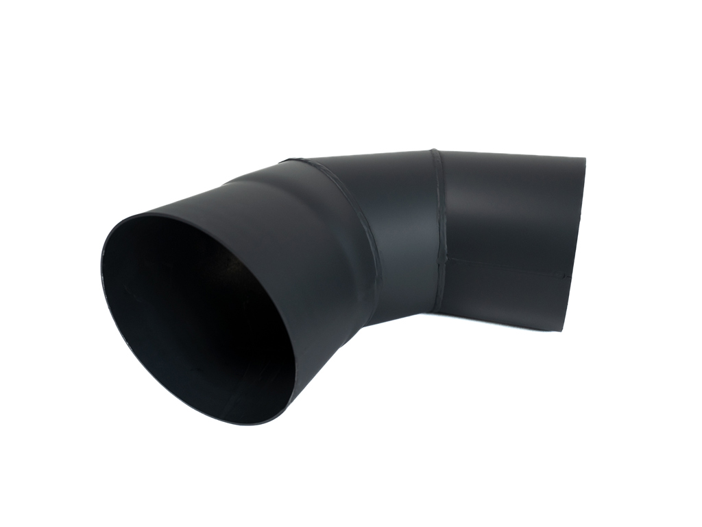 Dymové koleno 200 mm/90st.t.1,5 mm ČIER MA654415