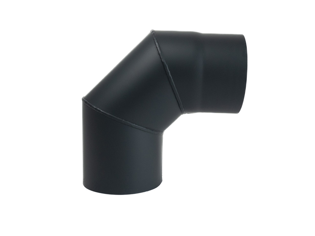 Dymové koleno 200 mm/90st.t.1,5 mm ČIER MA654415