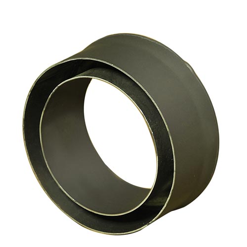 E-shop Redukcia do komína 150/180 mm (d.80 mm) t.1,5 mm, čierna MA654633