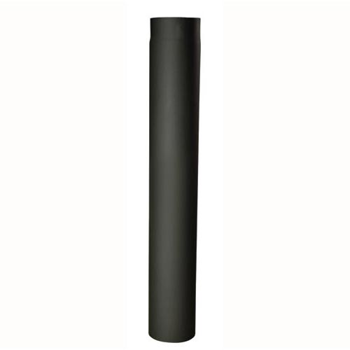 E-shop Dymová rúra 180 mm/1000, t.1,5 mm, čierna MA654477