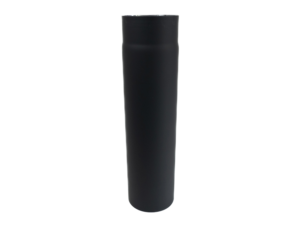 E-shop Dymová rúra 130 mm/750, t.1,5 mm, čierna MA654483