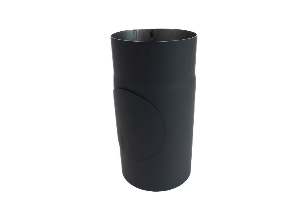E-shop Dymová rúra s otv.120 mm/1000, t.1,5 mm, čierna MA654711