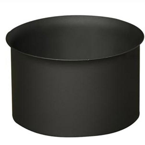 E-shop Dymová zder 130 mm , t.1,5 mm, čierna MA654251