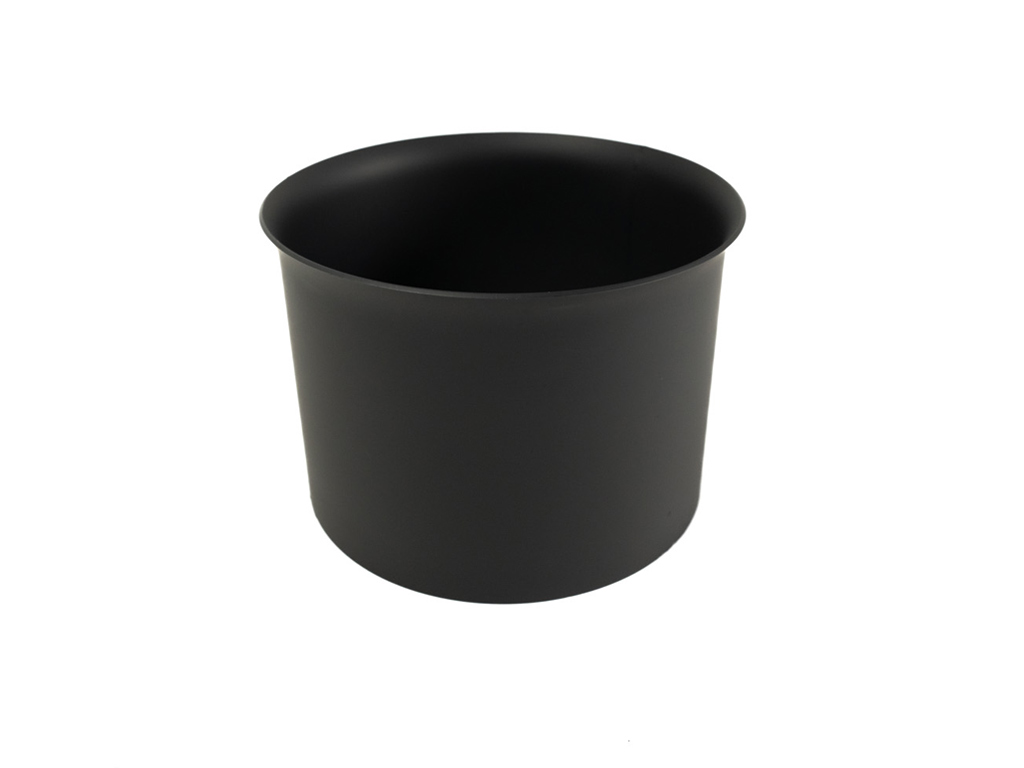 E-shop Dymová zder 200 mm , t.1,5 mm, čierna MA654271