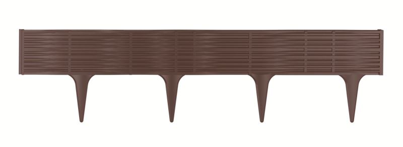 E-shop Trávny lem hladký GARDEN BORDER hnedý 390cm PRIBWI-R222