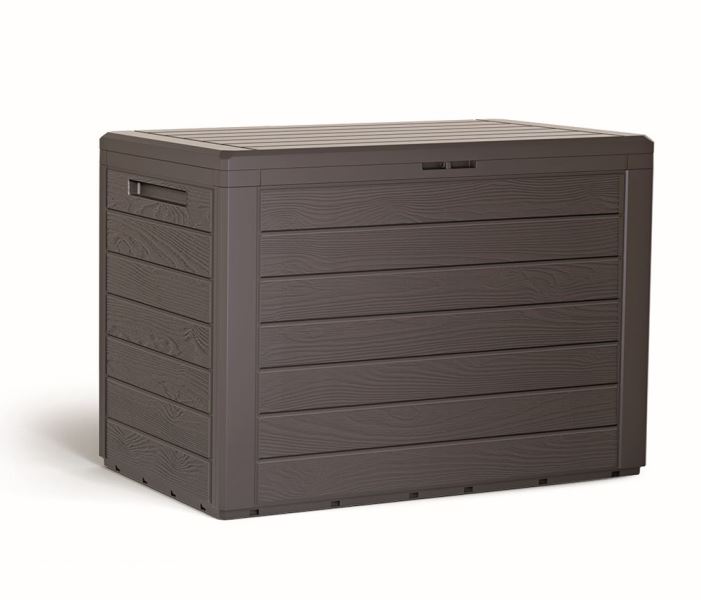 E-shop Záhradný box WOODEBOX 190 l - tmavohnedá 78 cm PRMBWL190-440U