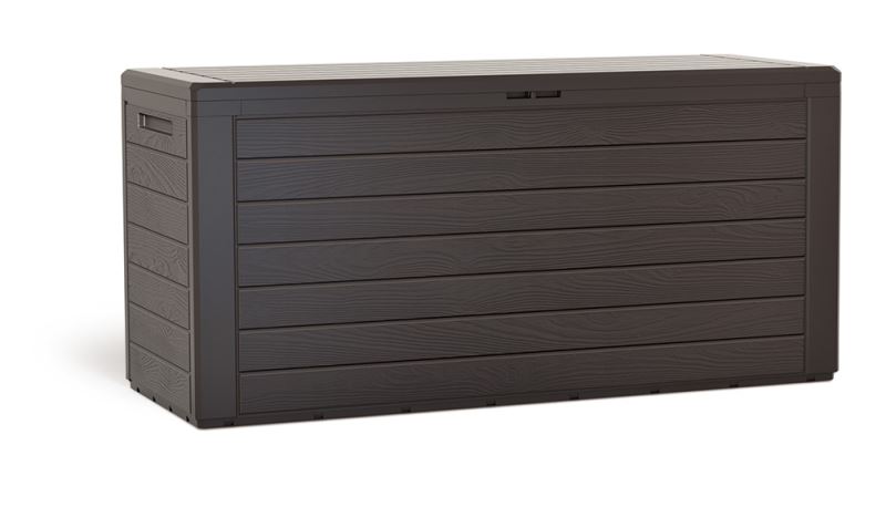 E-shop Záhradný box WOODEBOX 280 l - tmavohnedá 116 cm PRMBWL280-440U