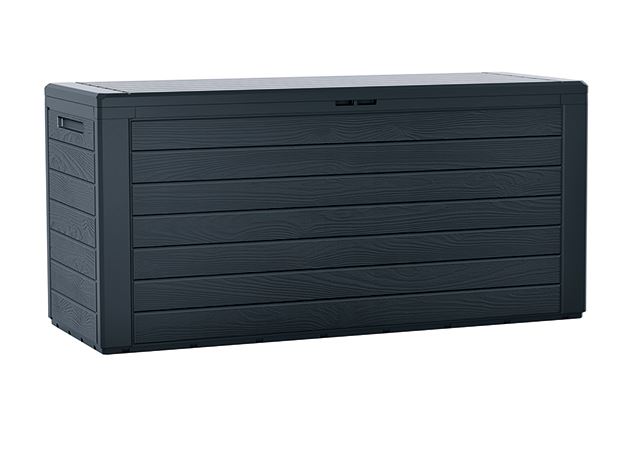 E-shop Záhradný box WOODEBOX 280 l - antracit 116 cm PRMBWL280-S433