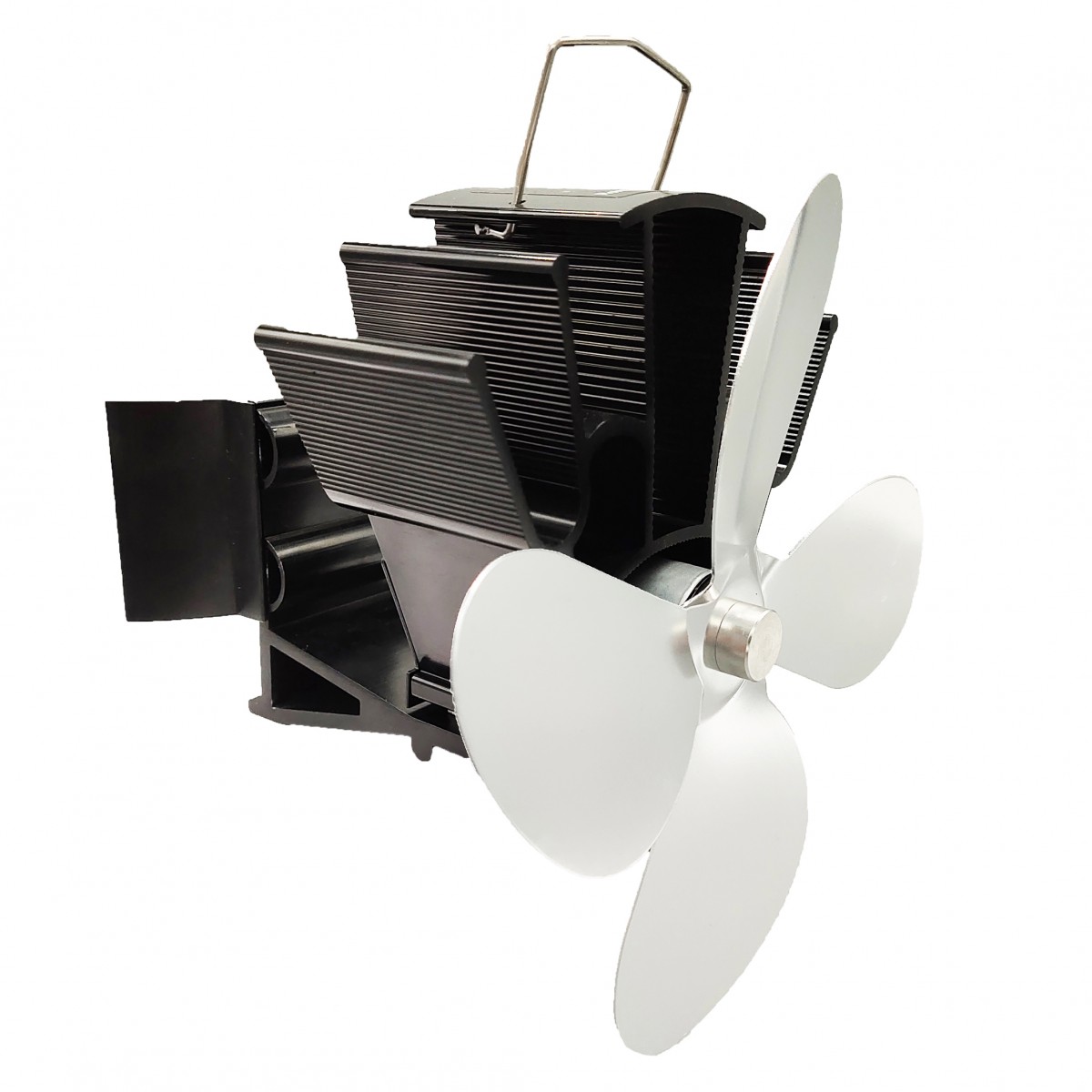 E-shop Ventilátor na dymovod FLAMINGO štvorlopatkový magnetický, strieborný FLHSF17-262
